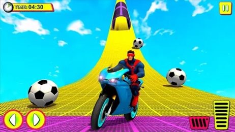 新英雄自行车(Superhero Tricky bike race (kids)