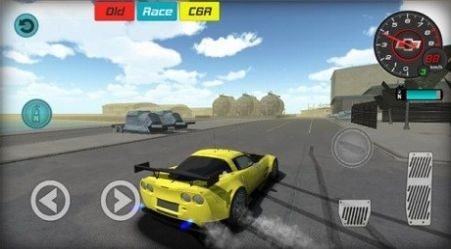 跑车城市碰撞赛车(Car Simulator Corvette)