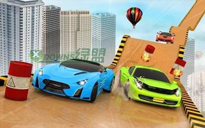 坡道汽车特技冒险最新版(Ramp Car Stunts Adventure Car Ra)