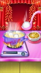 女孩烹饪中餐(Cooking Chinese Food)