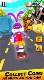 地铁兔子跑酷(Rabbit Run 3d - Runner Games 202)