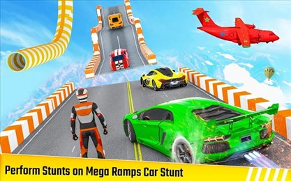 大型坡道怪物大脚车(Car Stunts）
