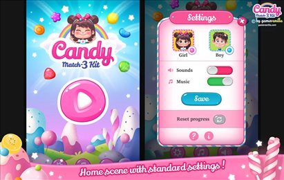 糖果魔法消除(Candy Magie)