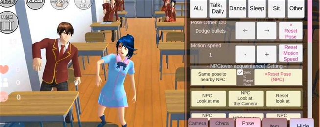 樱花校园模拟器1.39.73新动作英文版(SAKURA SchoolSimulator)