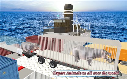 泥路运输卡车模拟驾驶(zoo animal transport & cargo simulator 3d)