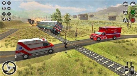 医院救护车司机(Hospital Ambulance Driver Game)