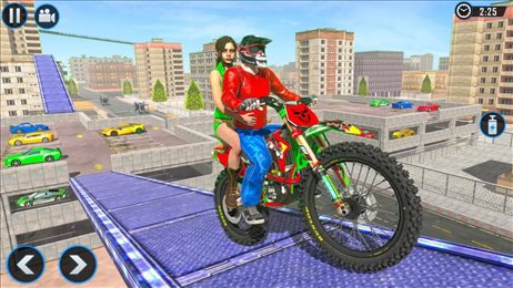屋顶摩托驾驶(Extreme Rooftop Bike Rider Sim)