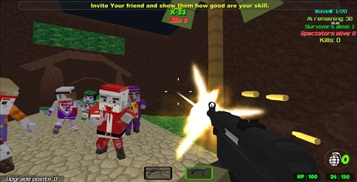 方块人僵尸模拟器(Blocky Combat Strike Zombie Survival)