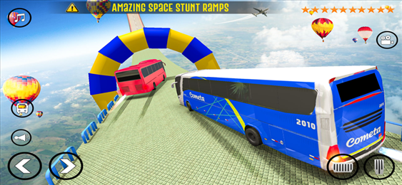巴士模拟器巨型坡道特技苹果版