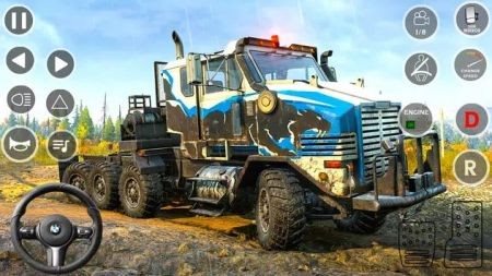 越野泥浆卡车驾驶(Offroad Mud Driving Truck Games)