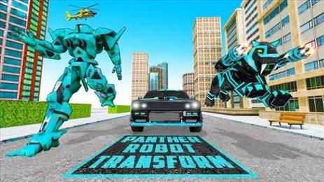 美洲豹机器人警车(Panther Robot Transform)