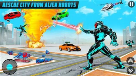 美洲豹机器人警车(Panther Robot Transform)