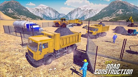 城市犁式挖掘机(City plow Excavator: Snow Game)