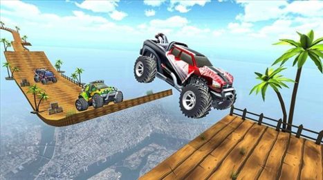 爬山特技汽车(Mountain Climb Stunt Car Games)