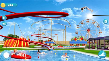 水上公园滑梯竞速(Water Park Racing Kids)
