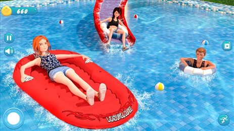 水上公园滑梯竞速(Water Park Racing Kids)