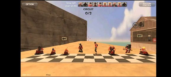 team kart fortress TF 2 mobile(Kart Fortress)