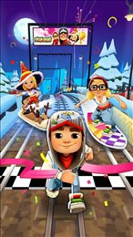 subwaysurfers冰雪节国际服