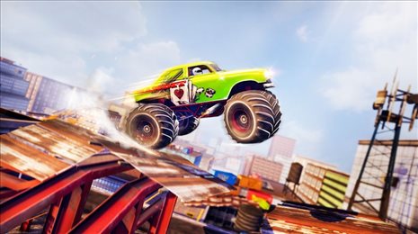 巨型卡车屋顶特技(Mega Truck Rooftop Stunt Games)