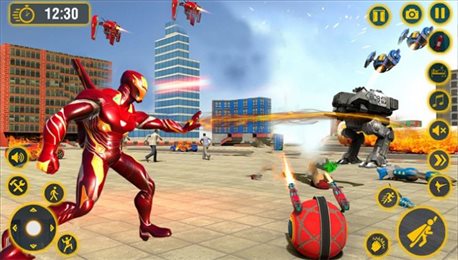 城市钢铁英雄战士(iron hero superhero iron game)