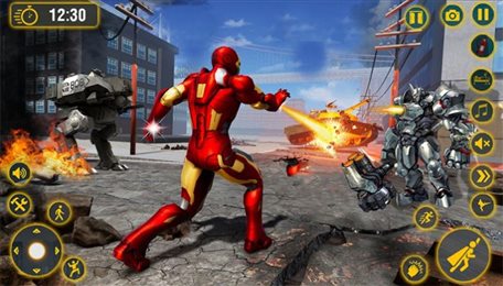 城市钢铁英雄战士(iron hero superhero iron game)