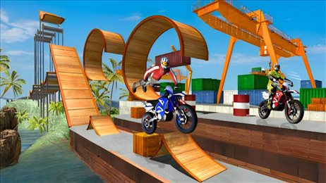 坡道摩托特技赛车手(Ramp Bike Moto Stunt Racer)