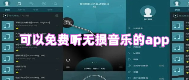 可以免费听无损音乐的app