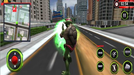 绿龟英雄之战(Flying Turtle Rope Hero Fight)