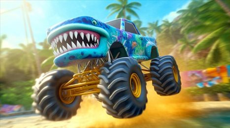 肌肉怪物卡车特技(Muscle Monster Truck Stunt Games)