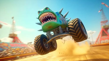 肌肉怪物卡车特技(Muscle Monster Truck Stunt Games)