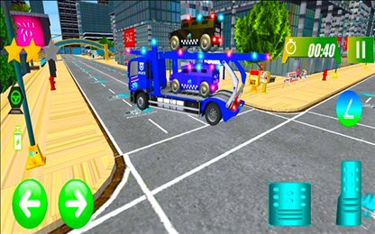 警察超级拖车(Police Transport Trailer Truck)
