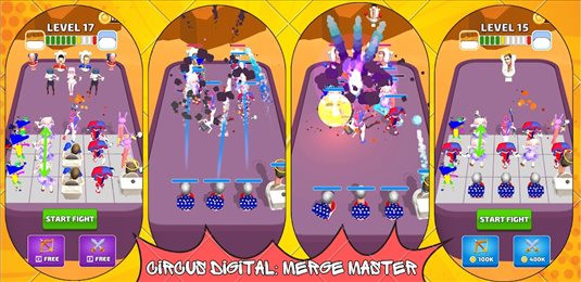 合并马戏团战争(Merge Digital Circus Pomni Jax)