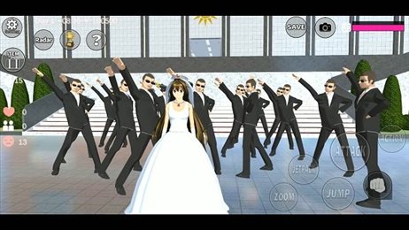 外国樱花校园敞篷车版2023(SAKURA SchoolSimulator)