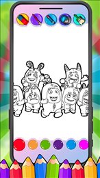 奇数涂色(Oddbods Coloring Game)