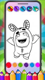 奇数涂色(Oddbods Coloring Game)