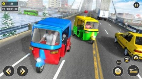 现代的黄包车(Modern Rickshaw Simulator Game)