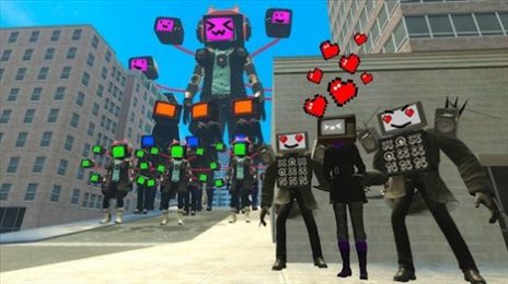 电视女城市毁灭(TV Woman City Destruction Game)