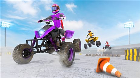 四轮摩托车赛车手(ATV Quad Bike City Racer)