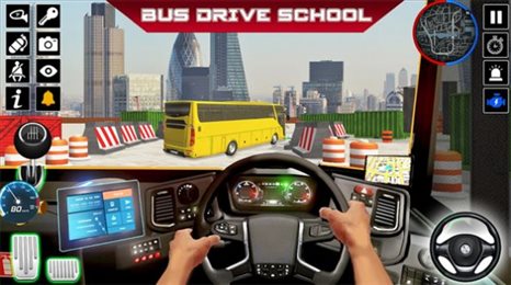 巴士现代模拟教练游戏(Bus simulator Coach bus game)