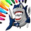 鲨鱼涂色书游戏(Shark Coloring Book)
