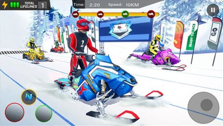 雪地飙车赛(Snow Bike Racing)