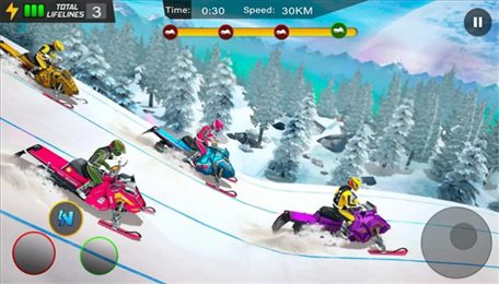 雪地飙车赛(Snow Bike Racing)