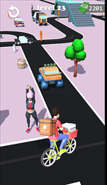 送报男孩自行车(Paper Delivery Game)