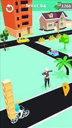 送报男孩自行车(Paper Delivery Game)