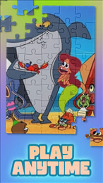 海底生物组队拼图挑战(Zig And Sharko Jigsaw Puzzle)