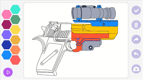 武器与枪支填色书(Gun Coloring)