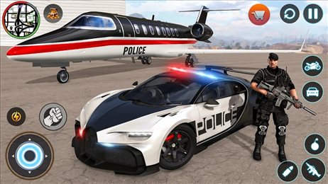 警车追逐小偷(Police Chase Car Thief Games)
